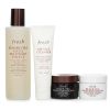 FRESH - Black Tea Set: Soy Face Cleanser+Kombucha Facial Treatment Essence+Instant Perfecting Mask+Firming Overnight Mask 158902 4pcs