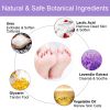 Foot exfoliating mask; suitable for dead skin and calluses; gentle foot care foot mask 2 pieces-lave