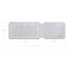 Non-Slip Bathtub Mat Soft Foam Bath Pillow Cushions with Suction Cups, 49√ó14 inch