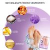 Foot exfoliating mask; suitable for dead skin and calluses; gentle foot care foot mask 2 pieces-lave