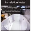 Bathtub Non-slip Mat with Pillow, Bathtub Cushion Easy Cleaning and Drying