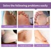 Foot exfoliating mask; suitable for dead skin and calluses; gentle foot care foot mask 2 pieces-lave