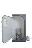 Portable Grey Mini Plus style Steam Sauna tent–Personal Home Spa, with Steam Generator, Remote Control, Foldable Chair, PVC pipes. Easy to Install,fas