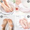 Foot exfoliating mask; suitable for dead skin and calluses; gentle foot care foot mask 2 pieces-lave