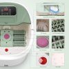 Foot Spa Massager with Heat Bath; Motorized Massage Rollers; Pumice Stone; Bubbles; Infrared Light; Pedicure Kits; Digital Adjustable Temperature Cont