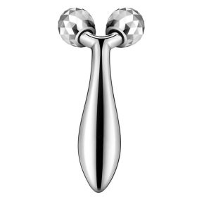 3D Roller Massager 360 Rotate Thin Face Full Body Shape Massager Lifting Wrinkle Remover Facial Massage Relaxation Tool (Color: White)