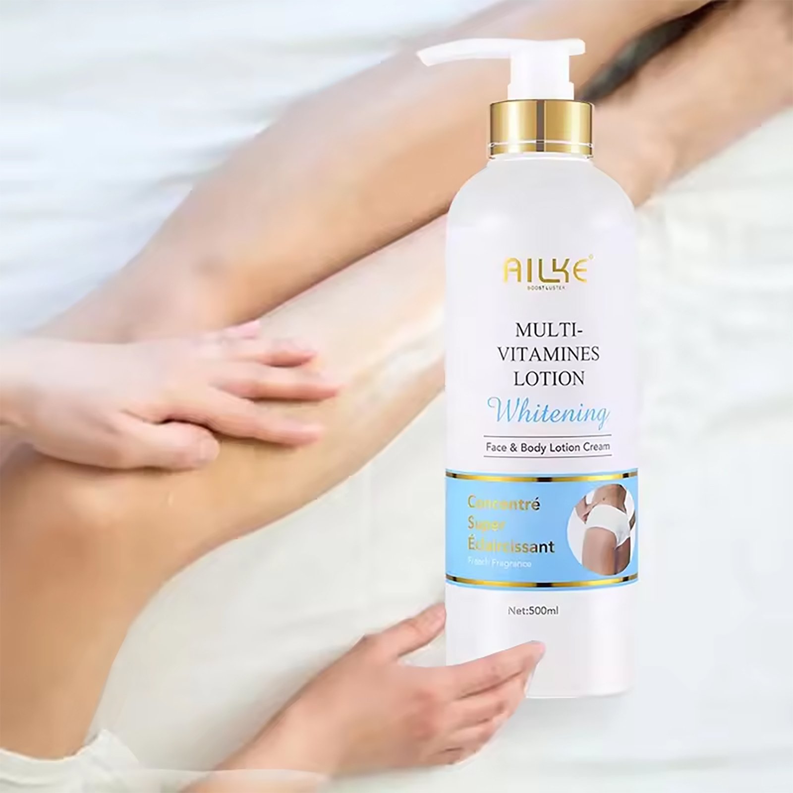 AILKE Natural Multi-Vitamin Lightening Skin Care Kit, Moisturizes, Even Toning, Remove Blemishes, Clean & Soothing Skin AILKE Natural Multi-Vitamin Lightening Skin Care Kit, Moisturizes, Even Toning, Remove Blemishes, Clean & Soothing Skin