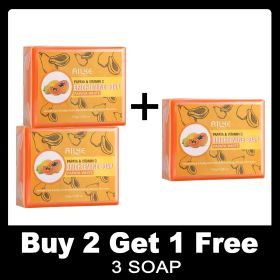 AILKE Natural Multi-Vitamin Lightening Skin Care Kit, Moisturizes, Even Toning, Remove Blemishes, Clean & Soothing Skin (Color: Buy 2 Get 1 Free)