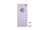 Full Size Portable Grey Steam Sauna tent–Personal Home Spa, with Steam Generator, Remote Control, Foldable Chair, Timer and PVC Pipe Connector Easy to